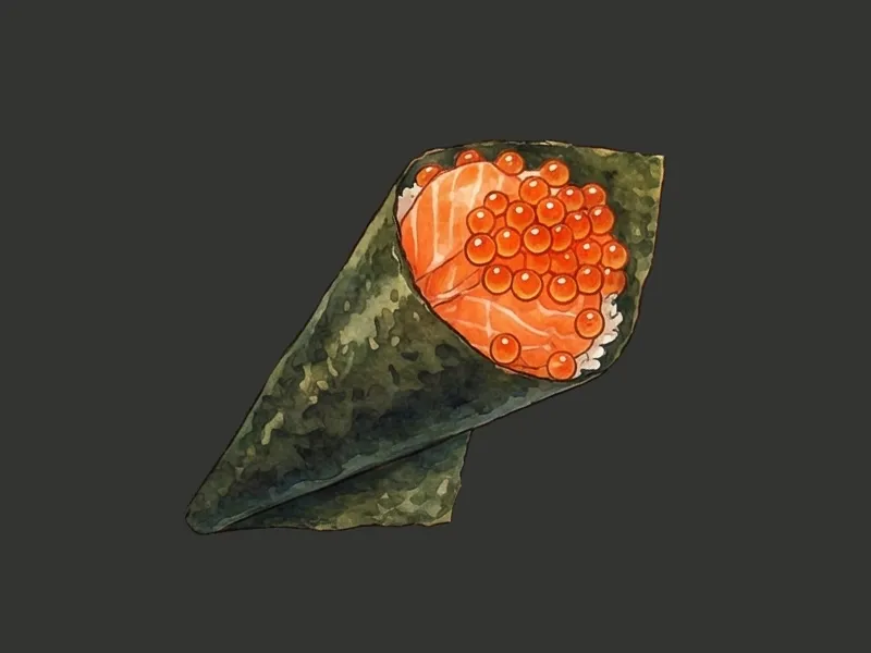 Ikura temaki