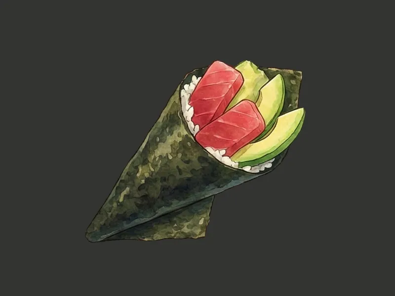 Temaki tonno california