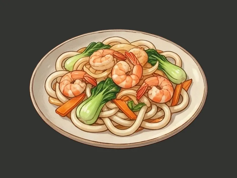 Yaki udon ebi