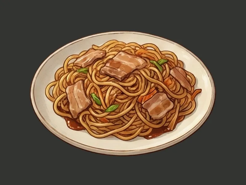 Yakisoba carne